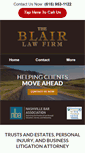 Mobile Screenshot of blair-law.com